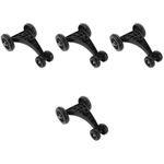 Plastic Kids Wiggle Car Wheels Replacement Set Flexible Non Skid Black