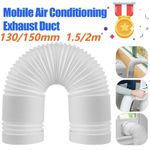 130/150mm Flexible Air Conditioner Parts Exhaust Pipe Vent Hose Tube Duct Outlet