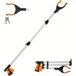 108CM Long Reach Grabber Reacher Litter Picker Helping Hand Held Pick Up Tool UK
