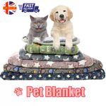 WARM PET BLANKET PAD CAT DOG BED SOFT FLEECE MAT WARM THERMAL RUG Pet Beds S/M/L