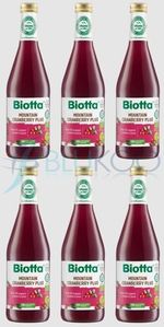 Biotta Organic Cranberry Juice - 500ml (Pack of 6)