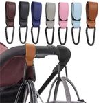 1/2Pcs Stroller Hooks Pram Buggy Clips 360° Rotating Baby Bag Pushchair