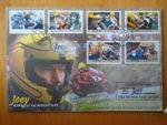 2001 Isle Of Man King of Mountains STEVE HISLOP  signed first day cover