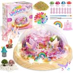 DIY Unicorn Gift for Girl Music Box Night Light Terrarium Kit Kids Toy Craft Kit