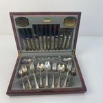 Cased Viners 44 Piece Silverplated Canteen of Cutlery "Harley Elelgance"