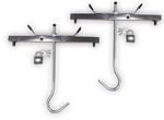 Roof Rack Ladder Clamps (Pair) c/w 2 Padlocks - Keep Your Ladders Safe!