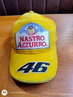 Valentino Rossi 46 The Doctor Nastro Azzurro Moto GP Racing Hat Baseball Cap 