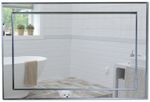 Mood® Rectangular Bathroom Mirror Wall Mounted, Bevelled Edges, 70cm x 50cm