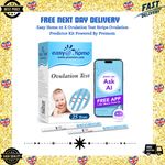 Easy Home 25 X Ovulation Test Strips Ovulation Predictor Kit Powered By Premom