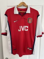 Vintage Nike Arsenal FC Home Shirt 1998/99 JVC size Large
