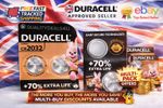 Duracell CR2032 DL2032 3V Lithium Coin Cell Battery Key Fob Watch Remote UK
