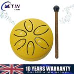 Mini Steel Tongue Drum Percussion Tongue Drum for Sound Healing Meditation Yoga