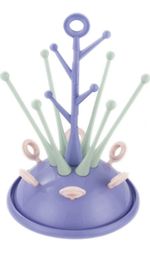 Infant Baby Bottle Drying Rack Bottle Holder Portable Detachable Shelf Drainer