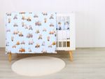 Baby Cot Bedding Set 120x90 cm | 2pc Duvet Cover | Beep Beep