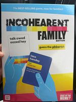 Incoherent IncoHEARent Family Edition Guess the Gibberish Card Game Ages 12+