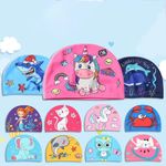 Kids Swimming Cap | Girls Boys Unisex Swim Pool Hat Durable.