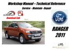 FORD Ranger Service Repair Workshop Service Manual  2011