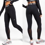 Nike Pro Kids Girls  Juniors Leggings Gym Activewear Black Cotton Skinny Fit