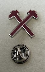 Very Rare West Ham Supporter Enamel Badge -   Add To Collection & Wear Proud
