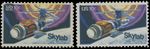 1974-75 USA SPACE ISSUES, TWO STAMPS OF 10C, STRONG COLOR SHIFTS, NH, SC#1529/56