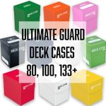 ULTIMATE GUARD  DECK BOXES 3 SIZES 80, 100, 133+ BOX Yugioh Pokemon MTG Deck Box