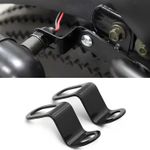 2Pcs Motorcycle Turn Signal Light Brackets, Motorbike Rear Indicator Relocation