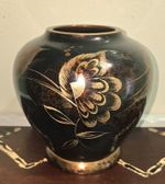 WMF Antique Art Deco Vase By Paul Haustein Leaf Engraved Design C1930 Gislingen.
