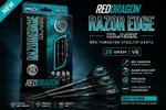 Red Dragon Razor Edge Black 26g V6 Steel Tip Darts – Brand New