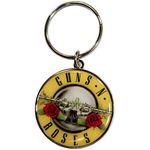 Guns N Roses Keyring Keychain band Logo Bullet new Official metal One Size