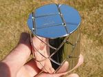 ORIGINAL Meffert's Silver Metallised Ghost Barrel / Cylinder / Hedgehog puzzle