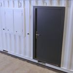 Shipping Container Door | Primer Finish | Personnel | Conversion | Anti Vandal