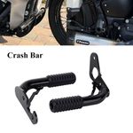 Mild Steel Highway Engine Guard Crash Bar For HARLEY Low Rider FXLR FXLRS FXLRST