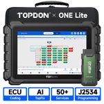 2026 TOPDON ONE Lite OBD2 Scanner 10.1"Car Diagnostic Tool ECU Coding WIFI J2534