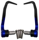 Blue brake clutch lever guards for Yamaha YZF R1 YZFR1 YZF R1M R6 YZFR6 1999-17