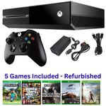 Xbox One Microsoft 500GB 1540 With Remote and Cables 5 Games eBay Refurbished