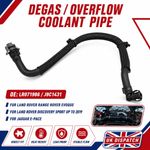 LR071986 Coolant Expansion Pipe For Land Rover Range Rover Evoque Black Hose UK