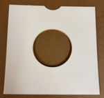 7"  High Quality White Card  Record / Vinyl Sleeves / Covers - 25 50 100 200 500