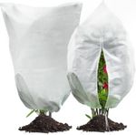 2 x Frost Plant Protection Frost with ZIP Winter Fleece Cover  Shrub 180x120cm