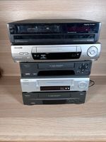 5 Vintage VCR Players Spares/Repairs Bundle  - Panasonic, Philips, Alba & Matsui