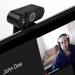 USB Plug Play Webcam ABS Black Web Camera For PC Laptop 1080P Full HD Computer