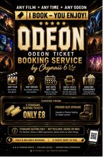 🎬 X 2 STANDARD UK ODEON CINEMA TICKETS–JUST £8! ✨ instant  🎫 Sent In INBOX 🥰