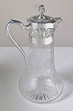 Superb Sterling Silver Bacchus Mask Claret Jug, By Asprey & Co Ltd, London 1963