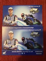 2 x Michael Laverty Samsung Photo / Promo Cards