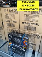1,000 X Aurelia Bold 5ml Black Heavy Duty Nitrile Powder Free Disposable Gloves
