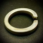 Imperial Spring Lock Washers Square Section Single Coil BZP Zinc