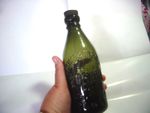 GENUINE VICTORIAN BOTTLE-DARK GREEN-W SIMPSON-"ROSARA"  WALKDEN -FREE PP RARE- 2