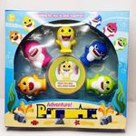 Baby Shark 5PC Finger Puppet Set, Bath Toys, Party Favors, Educational Playtime