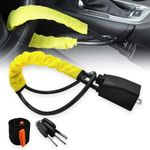 Yellow Seat Belt Lock Steering Wheel Lock Car Security Anti-Theft Device