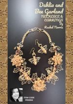 Dahlia & Bee Garland Necklace Tutorial Booklet Jewellerymaking by Rachel Norris