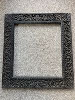 victorian carved ornate furniture or screen frame with birds both sides